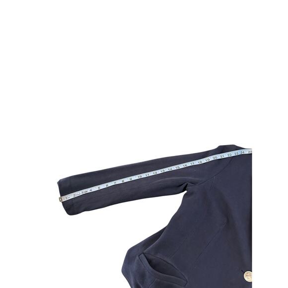 Talbots Blazer Blue Office Work Career Business Corporate Single Breasted Large - Picture 12 of 13